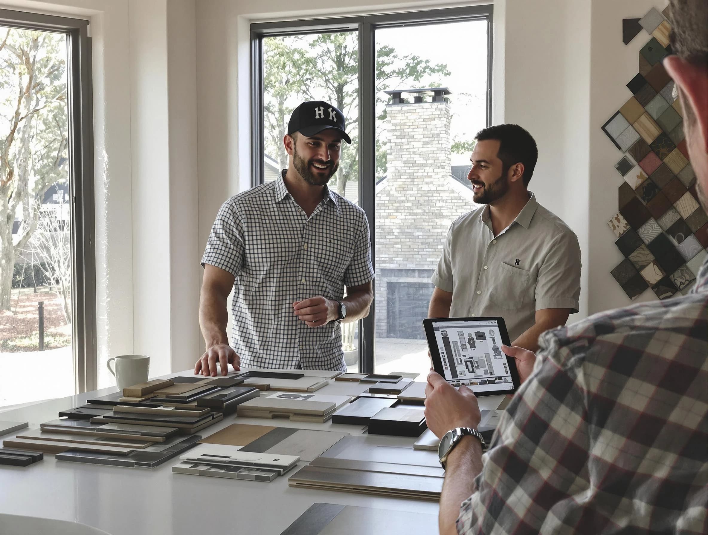 Dracut Chimney Sweep remodeling a chimney and fireplace in Dracut, MA