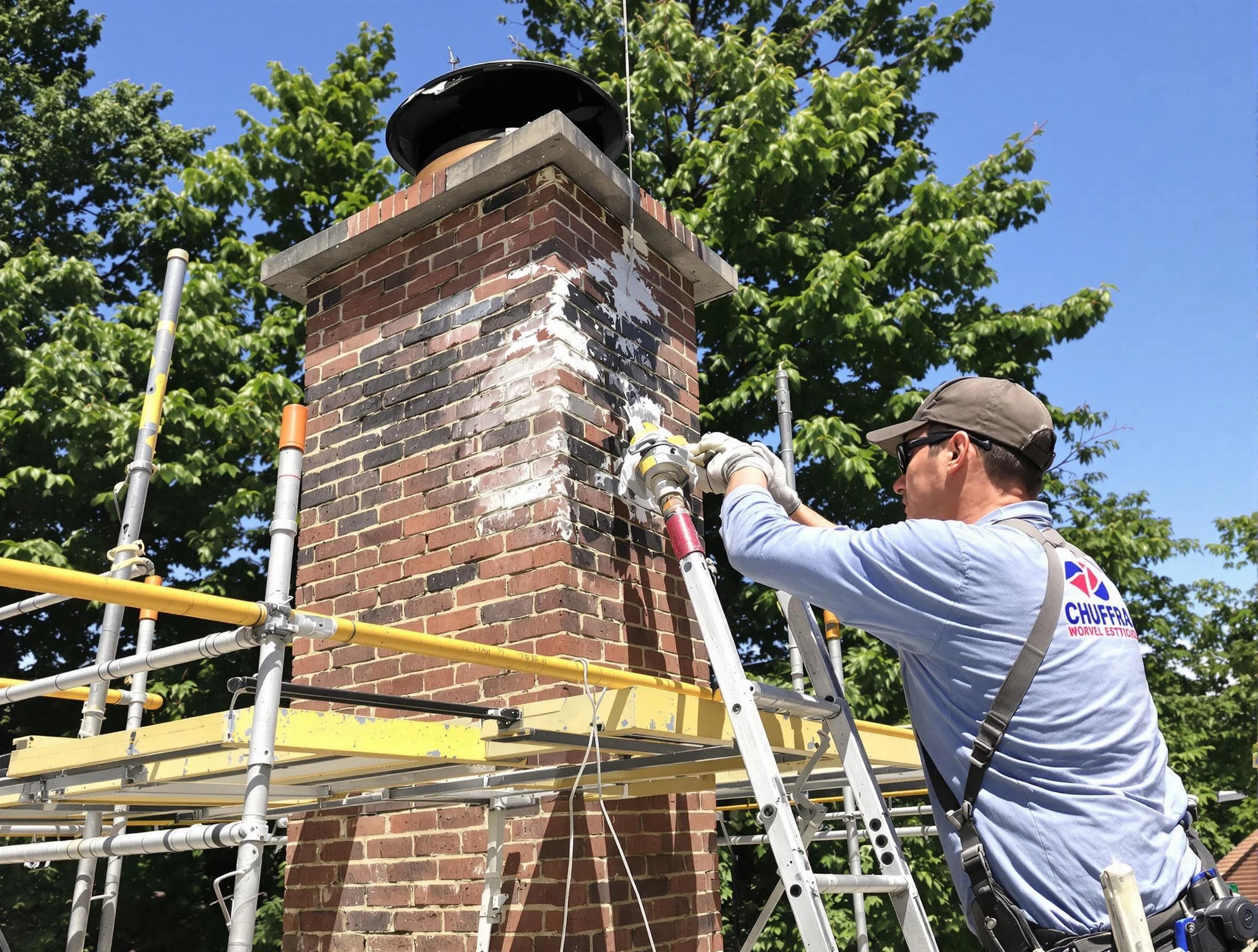 Structural chimney repair by Dracut Chimney Sweep in Dracut, MA