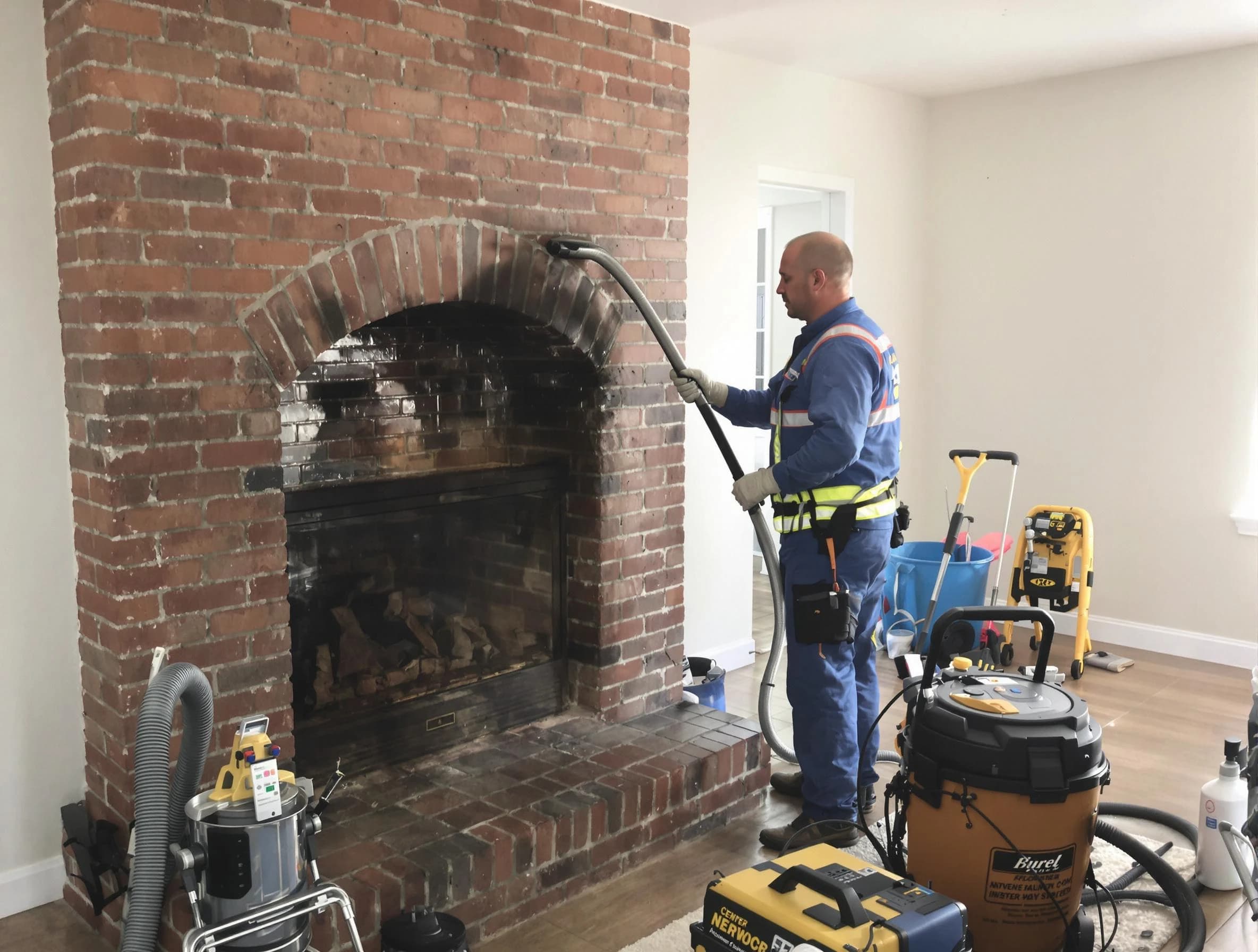 Dracut Chimney Sweep expert performing detailed chimney sweep in Dracut, MA