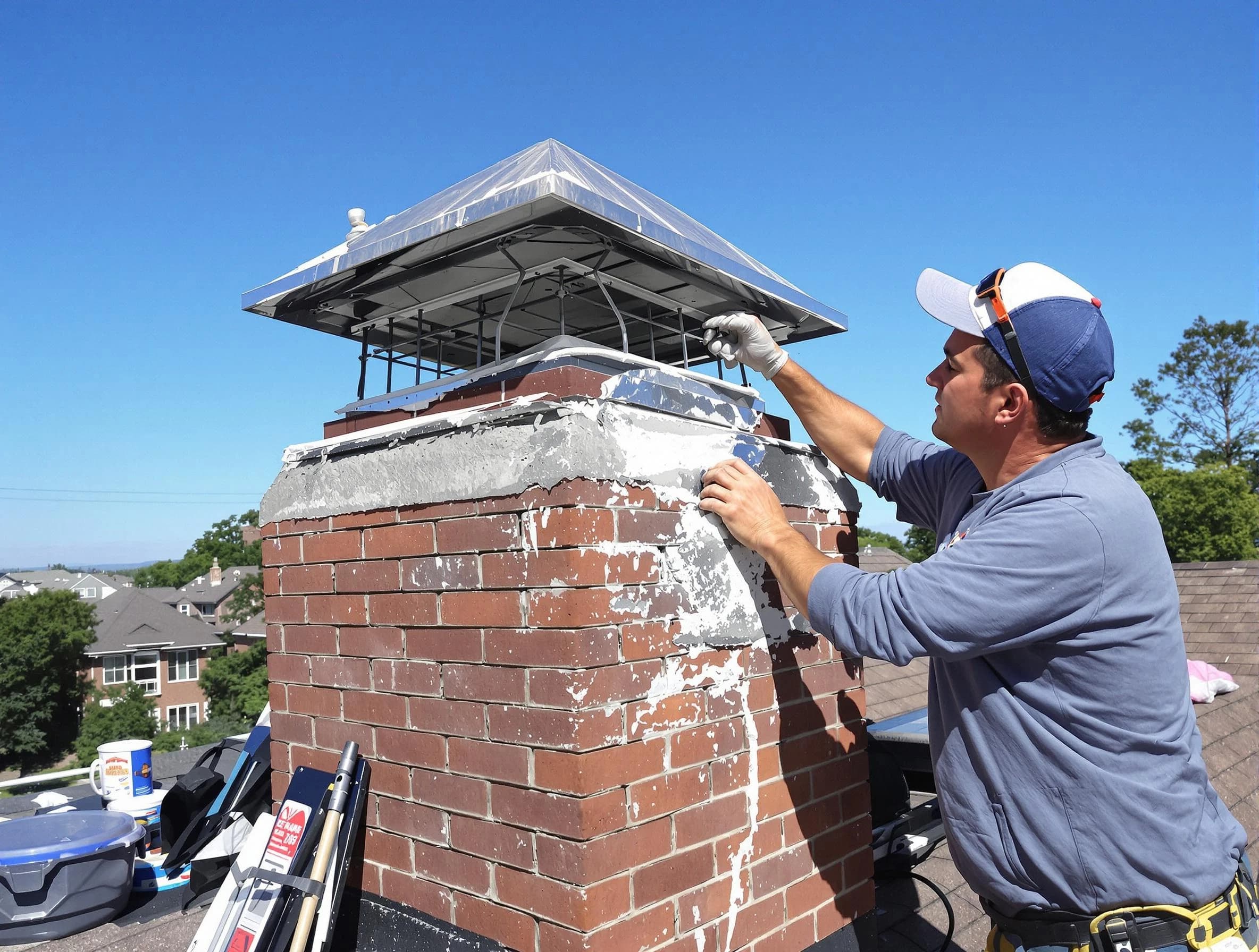 Chimney Crown Services service in Dracut, MA