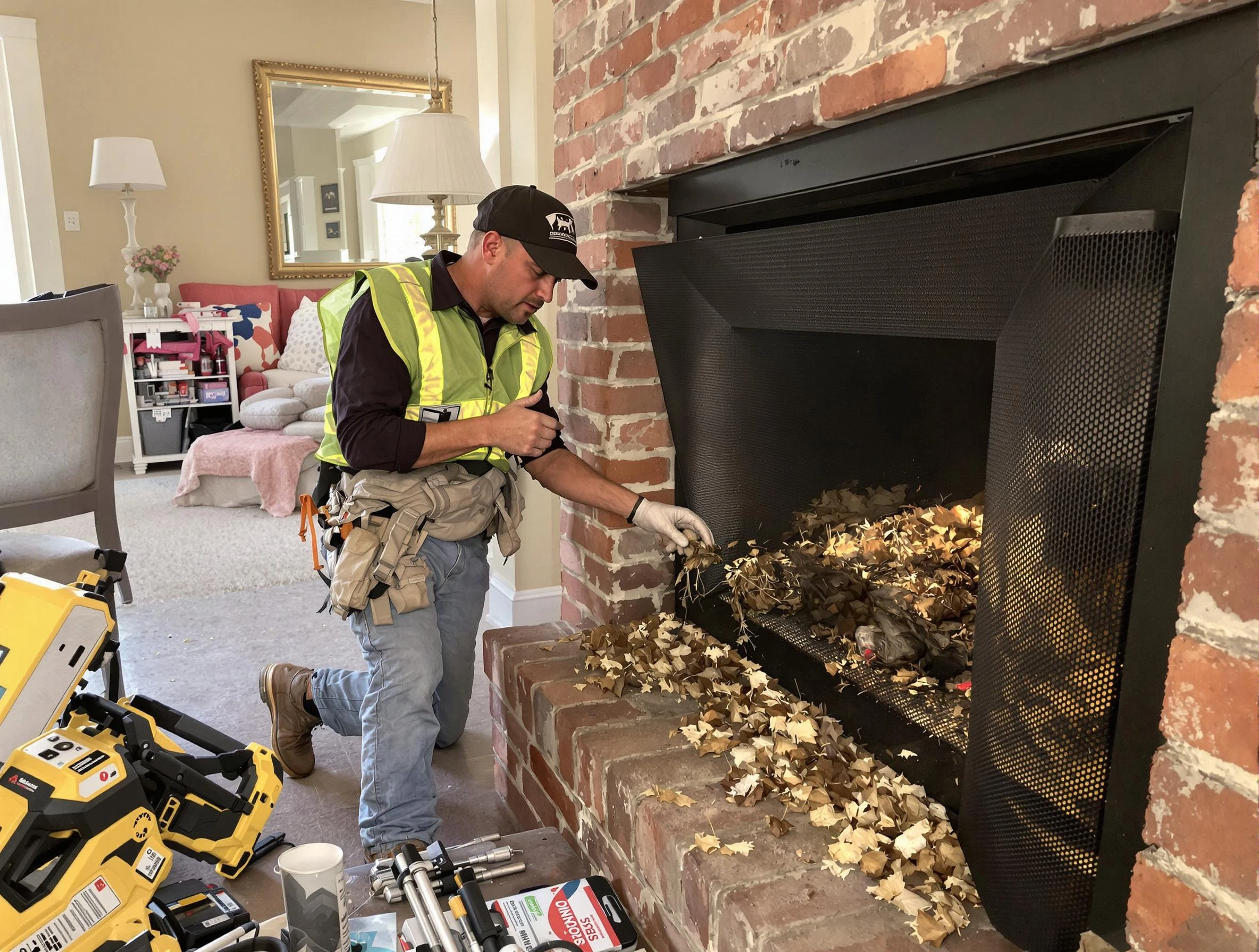 Safe screening installation by Dracut Chimney Sweep in Dracut, MA